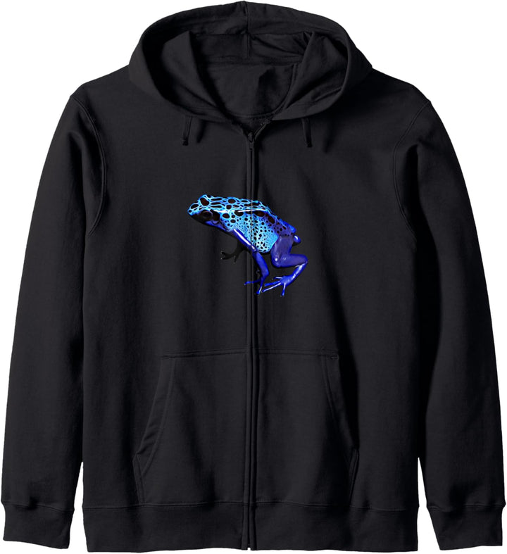 Azurblauer Pfeilgiftfrosch Kapuzenjacke
