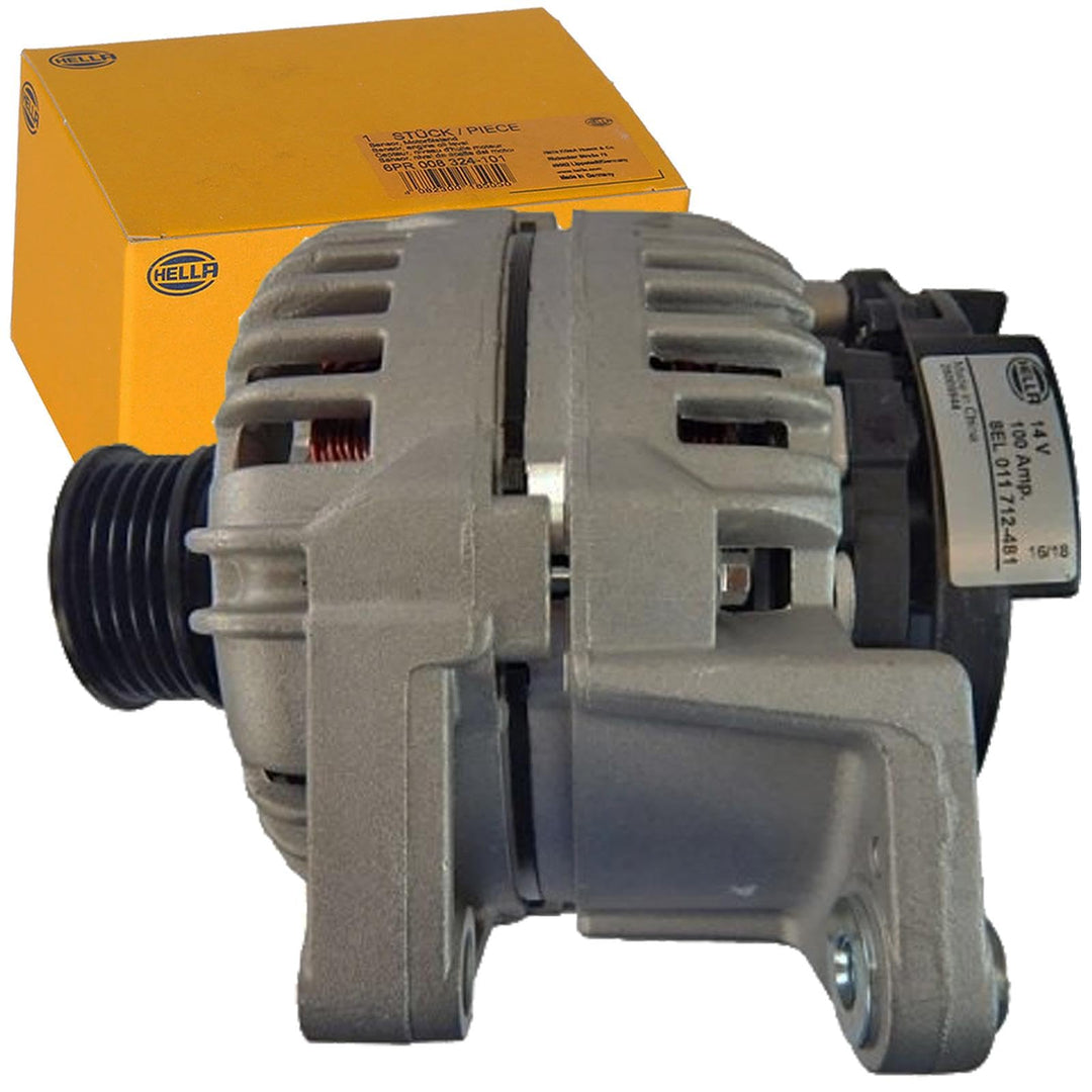 HELLA - Generator/Lichtmaschine - 14V - 100A - für u.a. Opel Zafira / Zafira Family B (A05) - 8EL 01