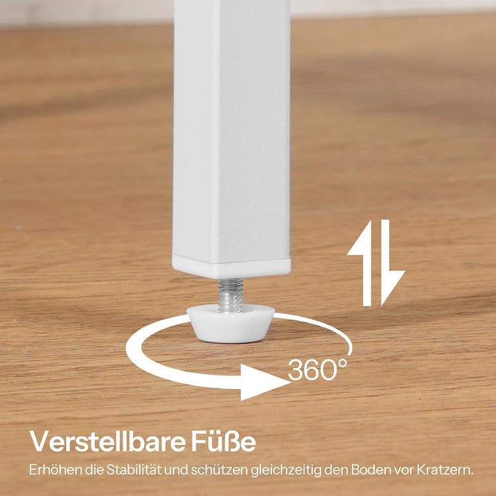 HOOBRO Nachttisch mit Ladestation, Beistelltisch, Sofatisch mit 2 Schubladen, Couchtisch mit USB-Ans
