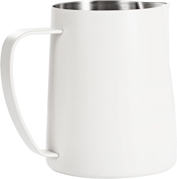 Milchaufschäumkrug, 600 ml Edelstahl, Espresso-Dampfkrug, Kaffee, Cappuccino, Barista, Dampfkrug, Mi