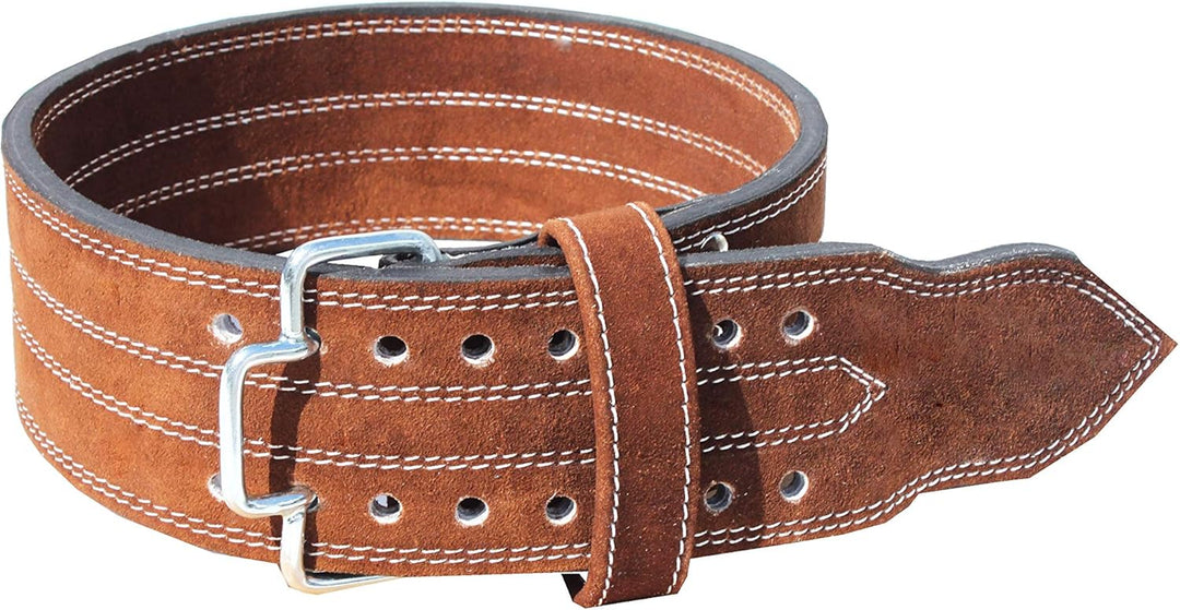 Lisaro gewichthebergürtel aus Echtes Leder Weightlifting Belt mit Einhand Schnalle, Lifting Belt for