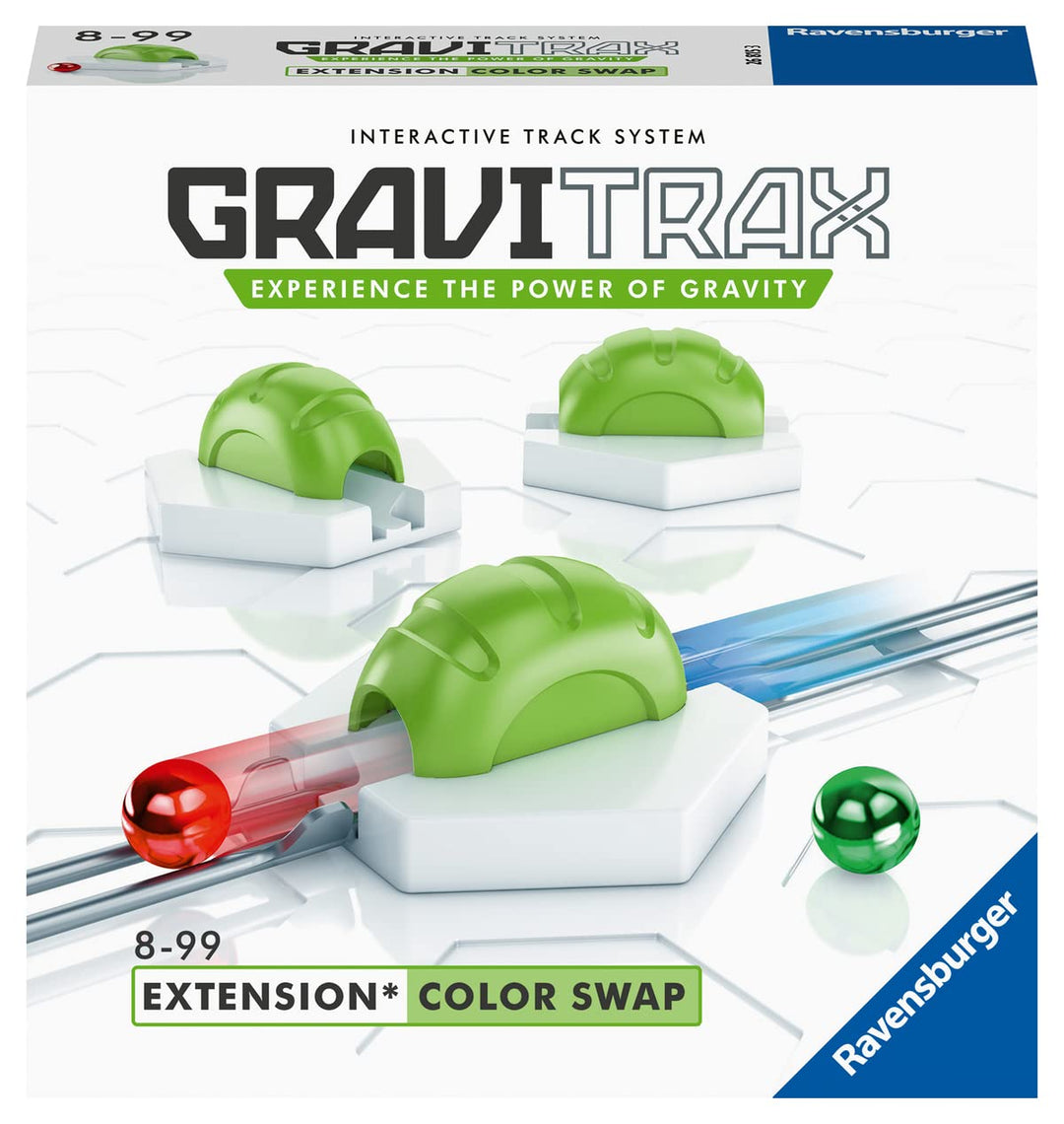 Ravensburger GraviTrax Erweiterung Color Swap - Ideales Zubehör für spektakuläre Kugelbahnen, Konstr