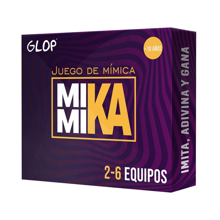 Glop Mimika - Juego de Mímica - Juegos de Mesa - Juegos de Mesa Adulto para Fiestas Con Amigos - Jue