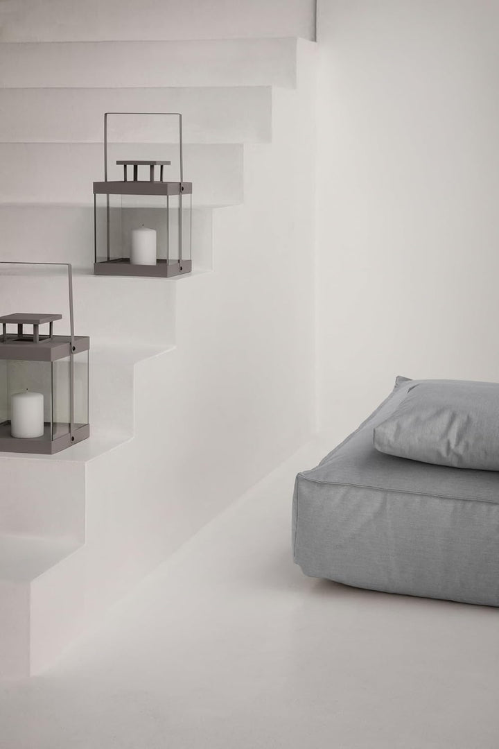 blomus -FINCA- Laterne S aus pulverbeschichtetem Metall, Windlicht, exklusive Optik, modernes Wohnac