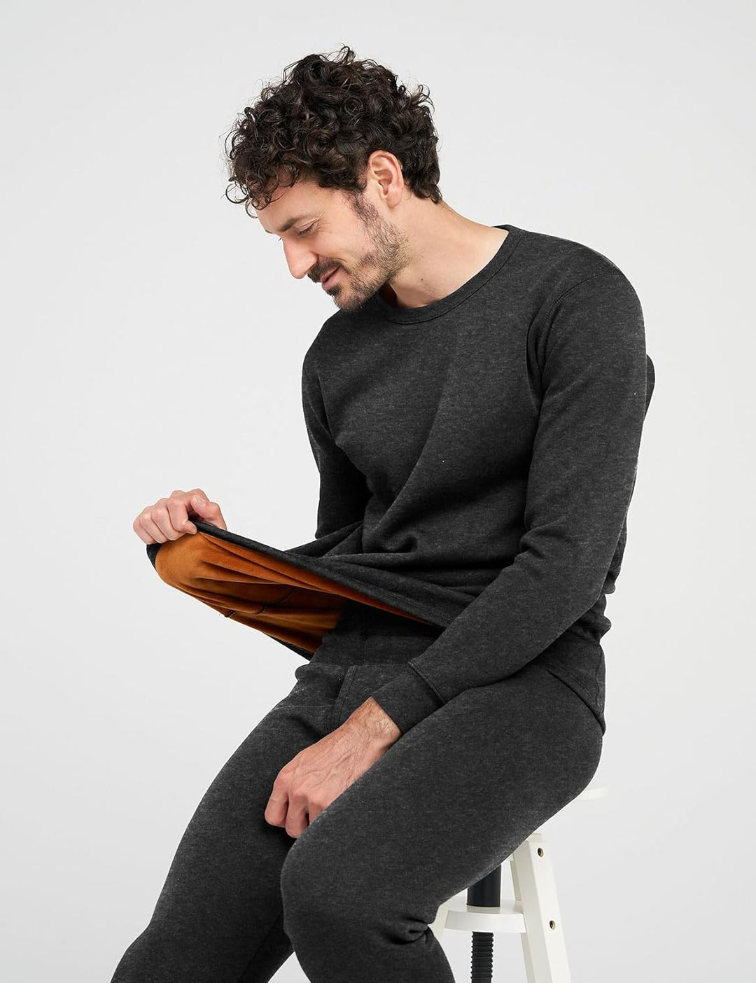LAPASA Herren Extra warmes Dickes Thermounterwäsche Set, Samtfutter Funktionsunterwäsche, Thermoober