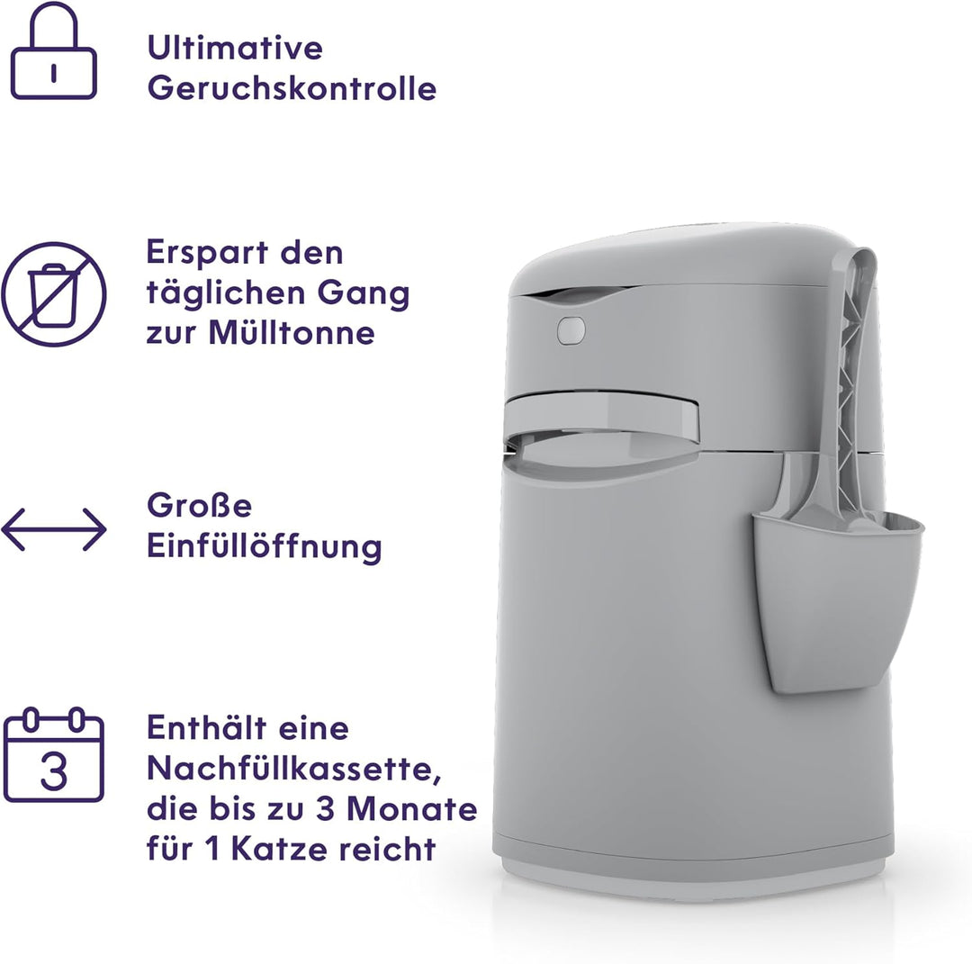 Litter Genie Easy Roll, No.1 in den USA, Katzenstreu-Eimer, preiswerteres und umweltfreundlicheres E