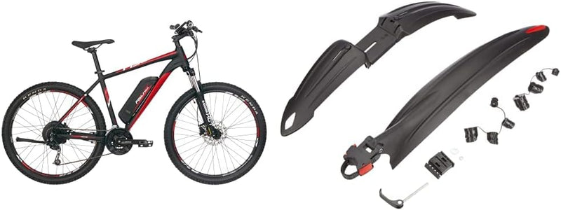 Fischer E-Mountainbike, MONTIS EM 1726 E-Bike MTB für Damen und Herren, RH 48 cm, Hinterradmotor 45