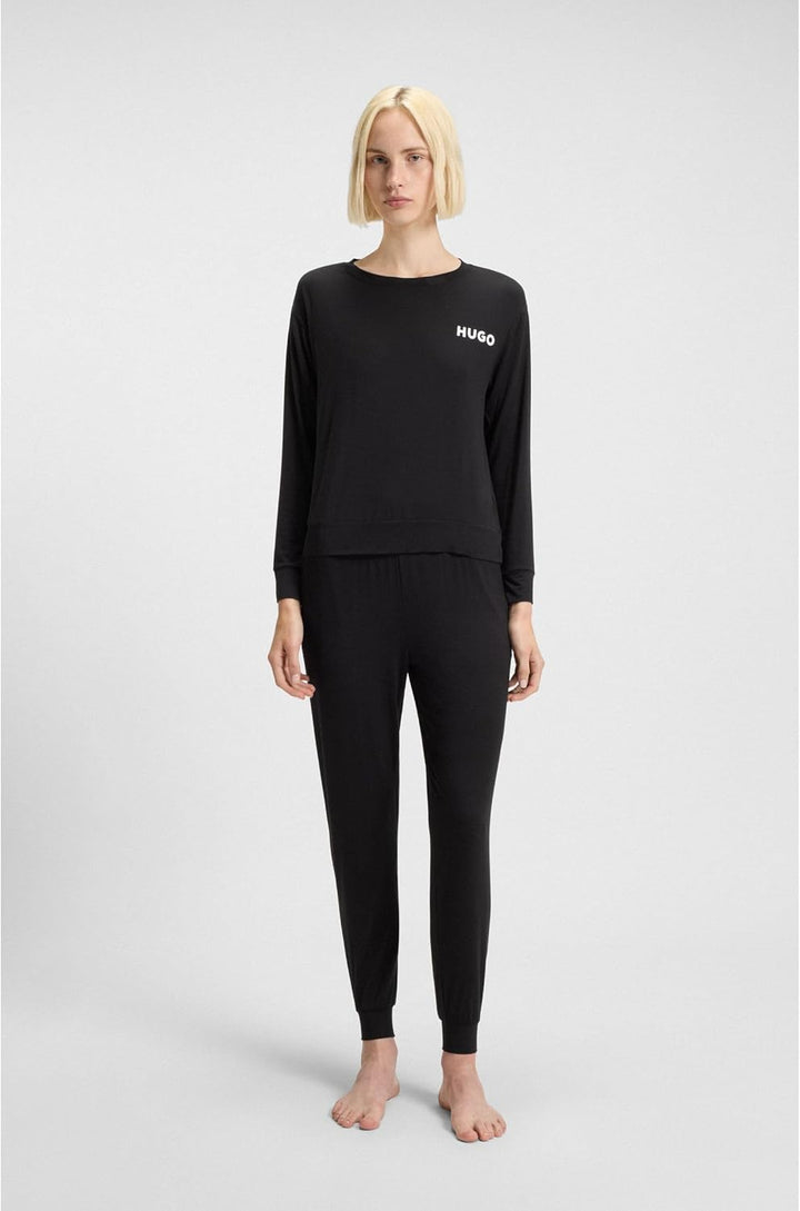HUGO Damen Unite Pyjama_Pant XS Black1, XS Black1