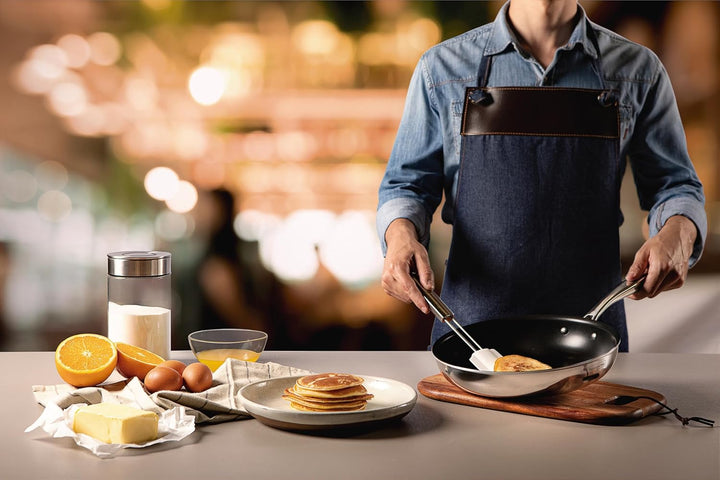 Tramontina Antihaft Bratpfanne GRANO, 18/10-Stahl, Antihaftbeschichtung, 1,2 Liter, 20 cm Mit Antiha