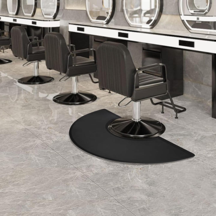 Salonmatte Halbrunde Salonmatten 90x150cm Anti-Ermüdungs-Bodenmatte Salon Barber Floor Standing Supp