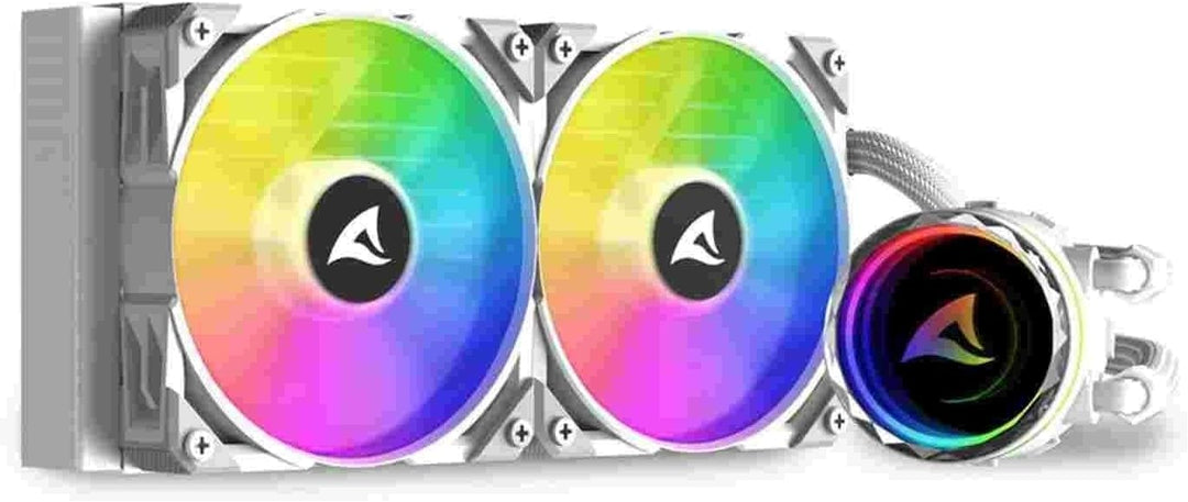 Sharkoon S80 RGB, AIO Wasserkühlung weiss, Typ 240