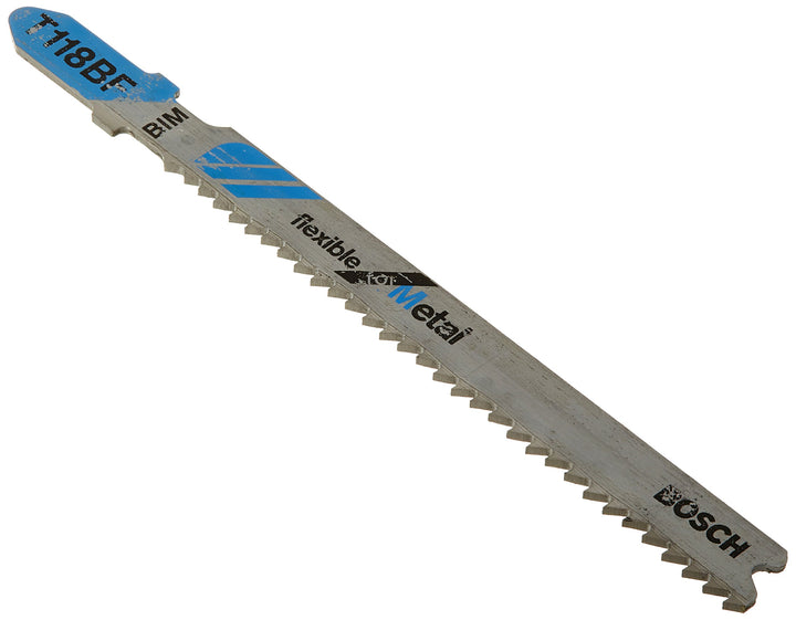 Bosch Professional 25x Stichsägeblatt T 118 BF Flexible for Metal (für Stahlbleche, Zubehör Stichsäg