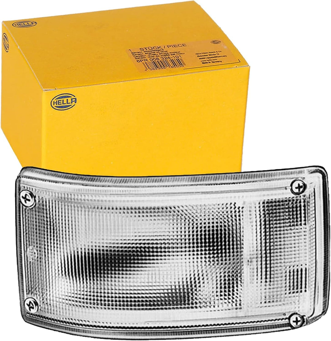 HELLA - Rückfahrscheinwerfer - Halogen - 24/12V - Einbau - Lichtscheibenfarbe: glasklar - Stecker: F