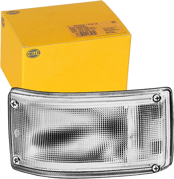 HELLA - Rückfahrscheinwerfer - Halogen - 24/12V - Einbau - Lichtscheibenfarbe: glasklar - Stecker: F