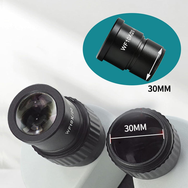 1pc Mikroskop Okular WF10X/20 Super Widefield 10X Stereo Mikroskop Okular für Triocular Binocular St