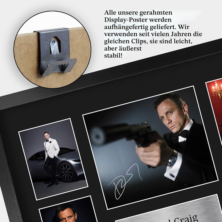 HWC Trading FR A3 Daniel Craig James Bond Geschenke Gedruckt, Signiert Autogramm Bild Für Film-Erinn