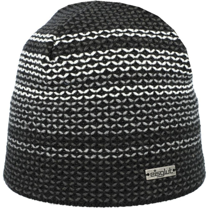 Eisglut Unisex Arrono Strickmütze, Schwarz