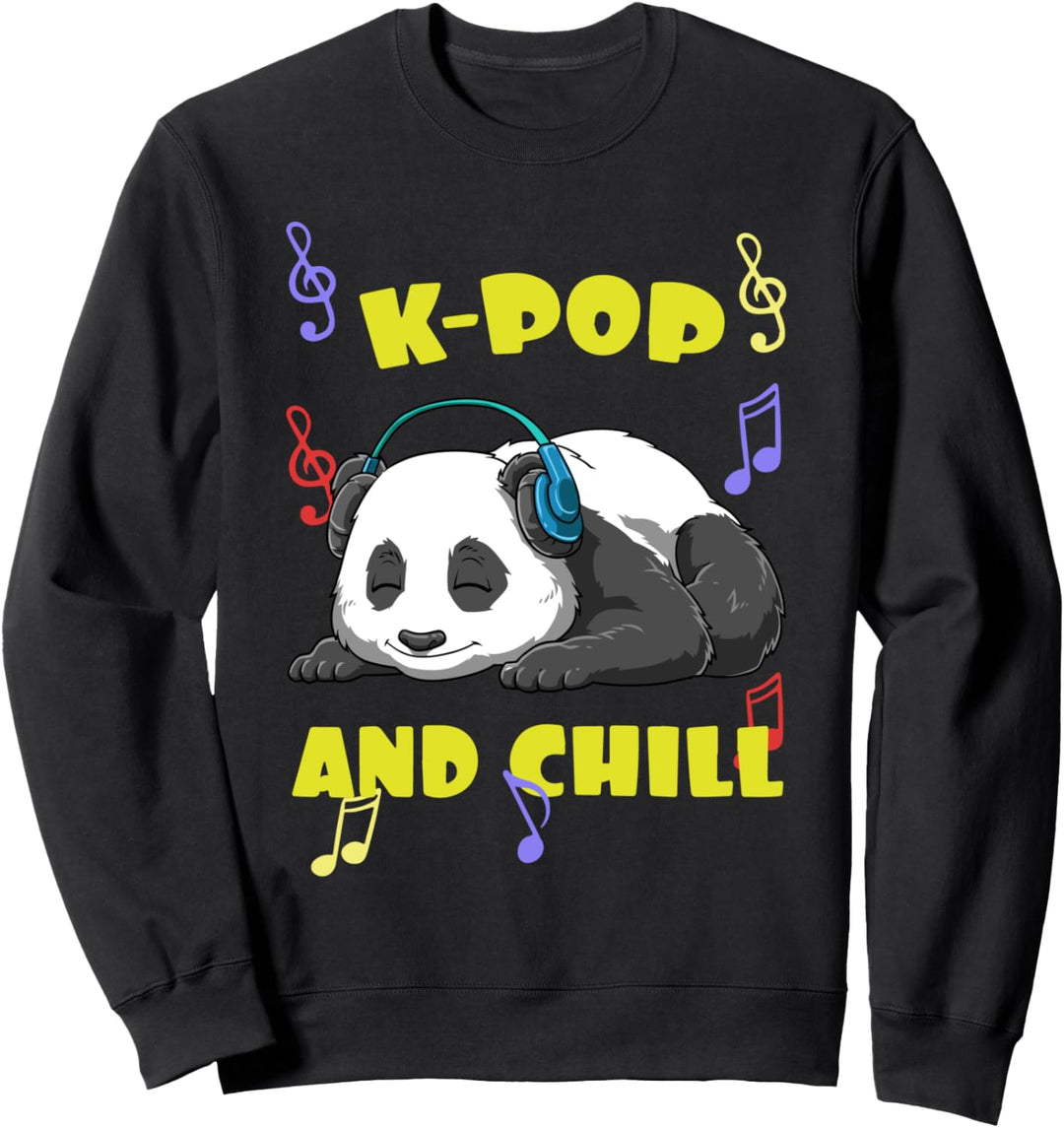 Musik K-Pop Panda Sweatshirt
