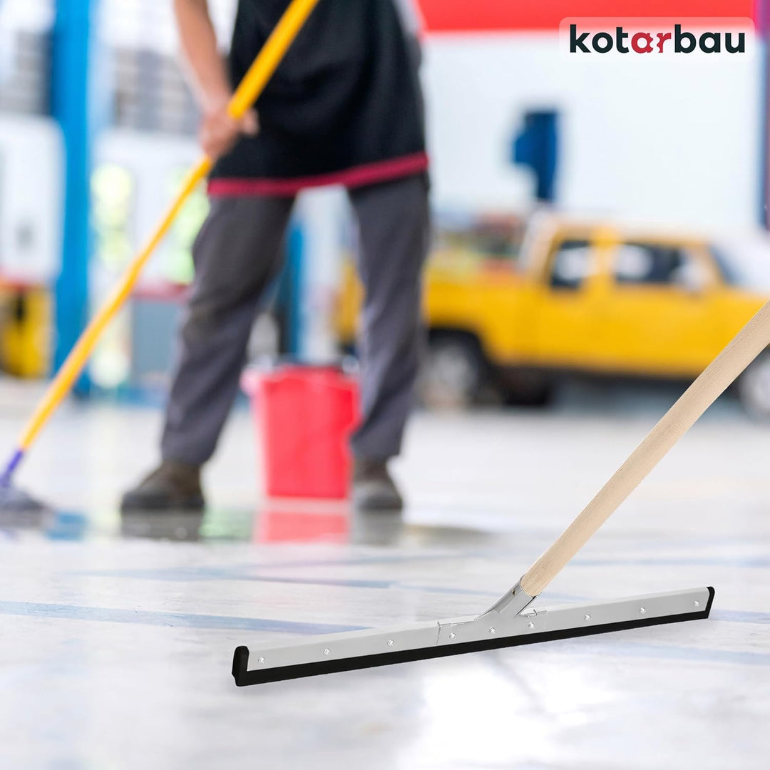 KOTARBAU® Gummiabzieher - Wasserschieber - 60 cm – Bodenabzieher - Schaumstoff-Wasserabzieher – für