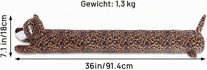 Robuster Zugluftstopper für die Tür, 91,4 cm, 1,4 kg, dekorativer schalldichter Tür-Zugluftblocker,