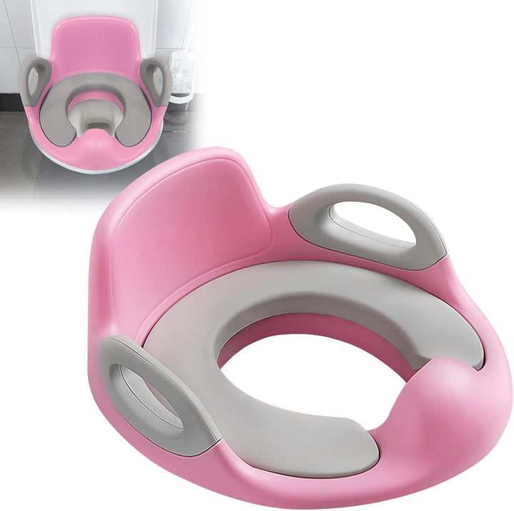 Kinder Toilettensitz WC Sitz, Baby Training Toilettentrainer, Kloaufsatz Kinder mit Anti-Rutsch Grif