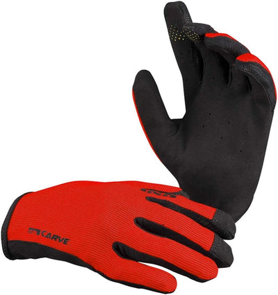 IXS Carve Gloves Fluo Red XXL Handschuhe, Erwachsene Unisex, Rot