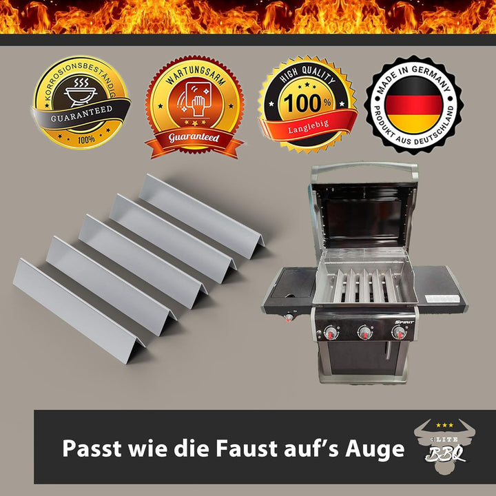 Aromaschienen passend für Weber Spirit 320, Flavorizer Bars Spirit 320, Flavorizer Bars, Aromaschien