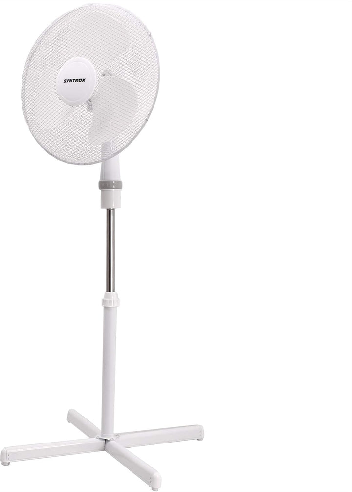 Syntrox Germany VT-44W-W 3 in 1 Ventilator Standventilator + Wandventilator + Tischventilator mit Os