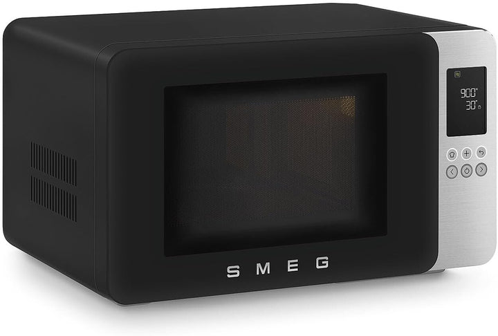 Smeg Forno a Microonde con grill MOC01BLMEU Schwarz, Schwarz