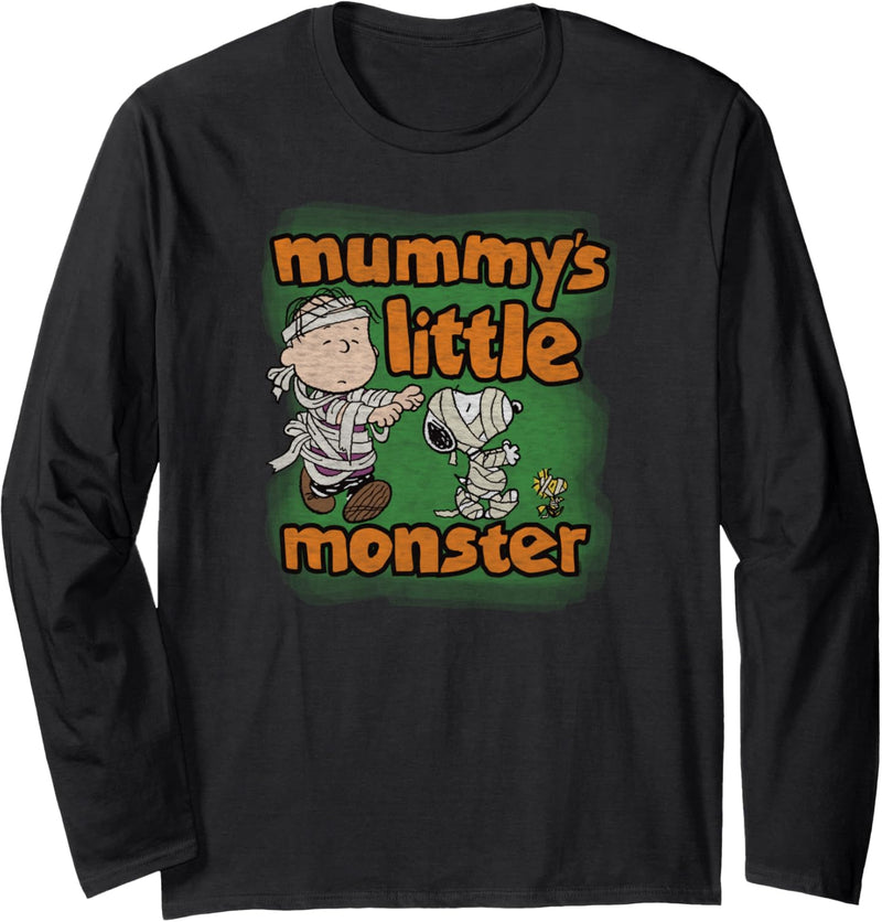 Peanuts Halloween Linus Snoopy Mama Monster Langarmshirt