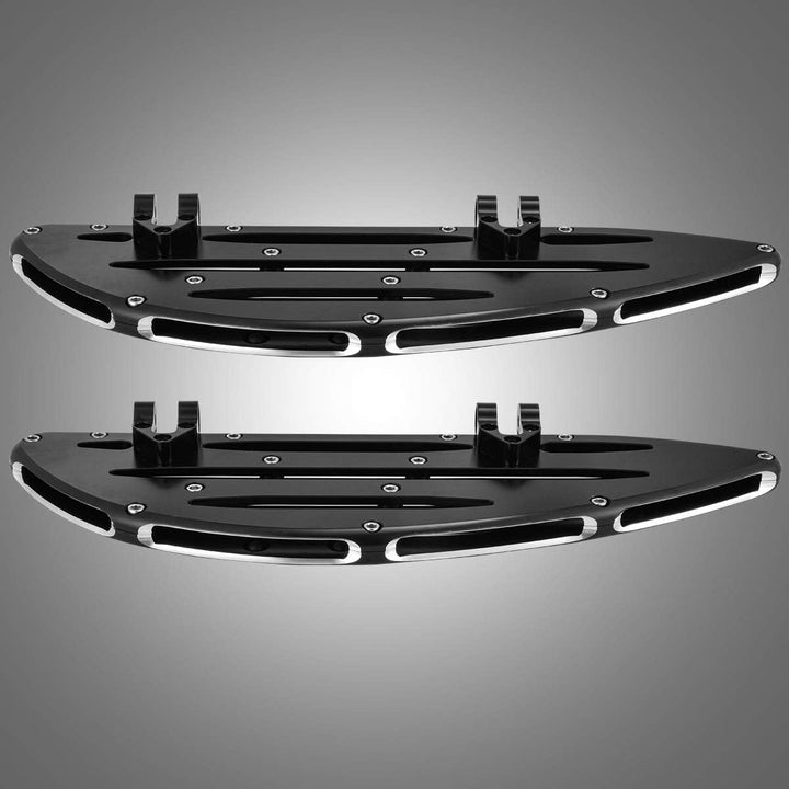 KATUR Motorrad CNC Montage Vorne Diele Beifahrer Hinten Trittbretter Bremspedal Pad Fussrasten Abdec
