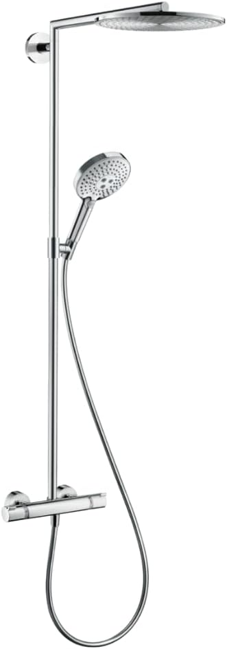 hansgrohe Raindance Select S 300 Duschsystem (3 Strahlarten) Chrom Chrom Kopfbrause mit 1 Strahlart