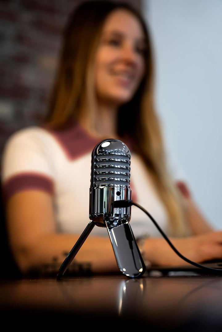 Samson Meteor USB Studio Cardioid Microphone - Titanium Black schwarz Single, schwarz Single
