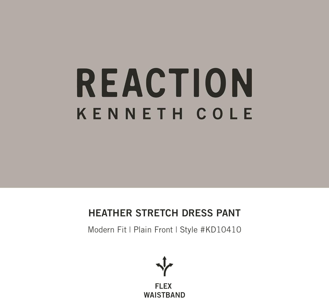 Kenneth Cole REACTION Herren Stretch Modern Fit Flatfront Pants, mit Flacher Front-رررر Stretchhose