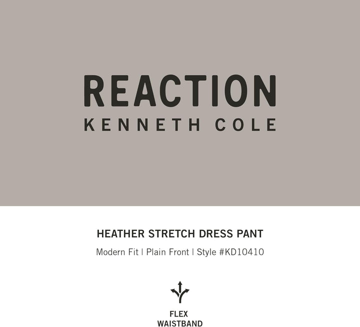 Kenneth Cole REACTION Herren Stretch Modern Fit Flatfront Pants, mit Flacher Front-رررر Stretchhose
