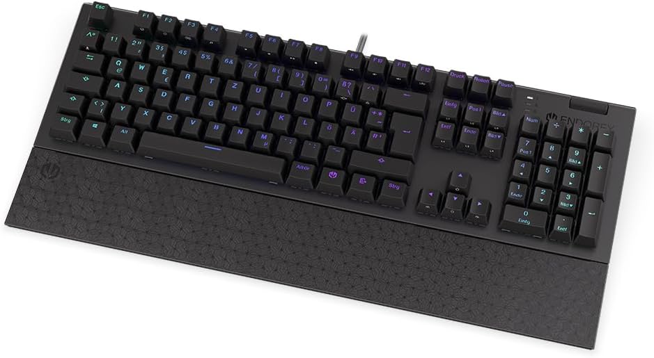 ENDORFY Omnis DE Kailh Red, mechanische Switches Kailh Red, verstellbare magnetfüsse, Mechanische Fu