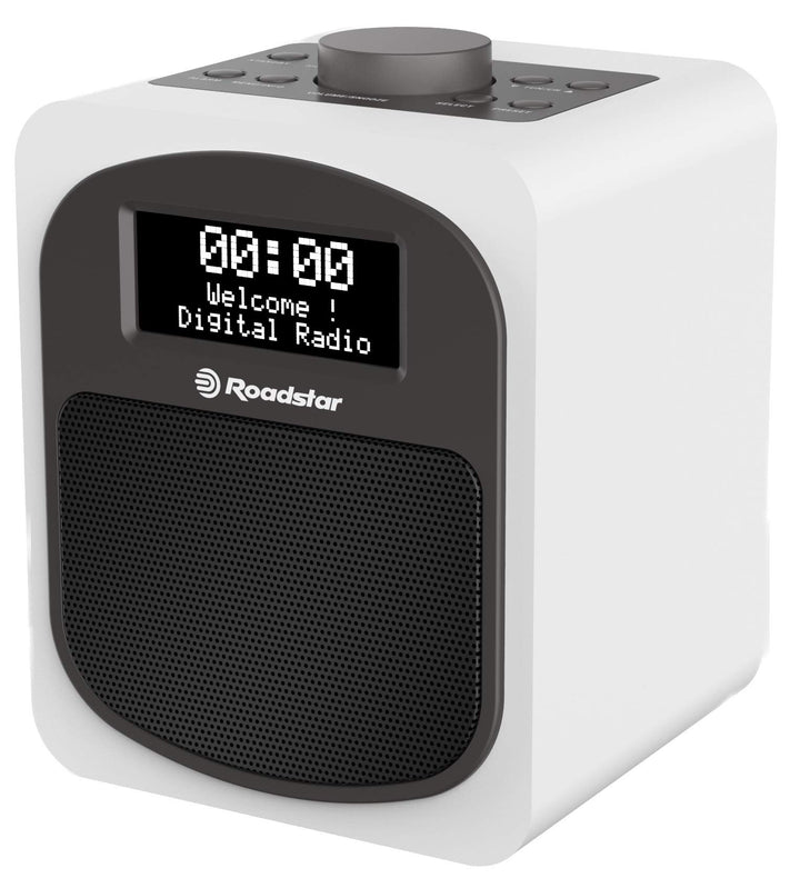 Roadstar HRA-600D+ Digital-Radio mit DAB+ und UKW Tuner (Weckfunktion, Dual-Alarm, Kopfhörer-Anschlu