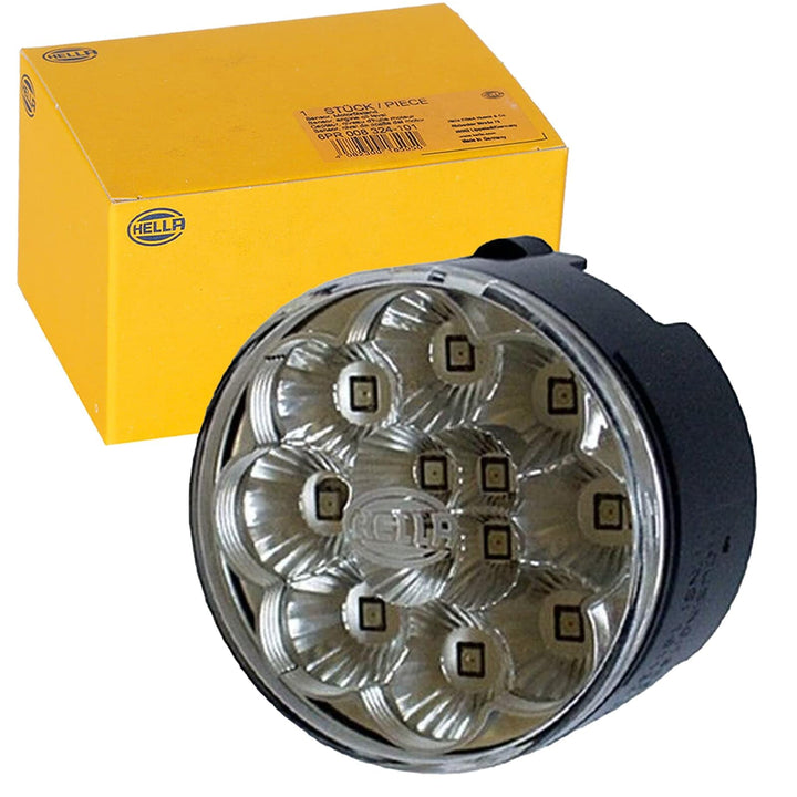 HELLA - Blinkleuchte - LED - 24V - Einbau/Schraubanschluss - Lichtscheibenfarbe: glasklar - hinten/l