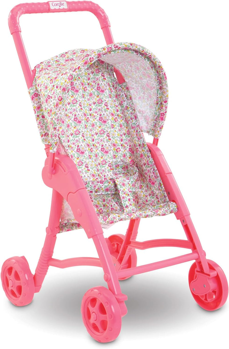 Corolle 9000110810 - Ma Premiere Poupee Puppenbuggy Floral, Puppenbuggy für alle 30cm Puppen, ab 18