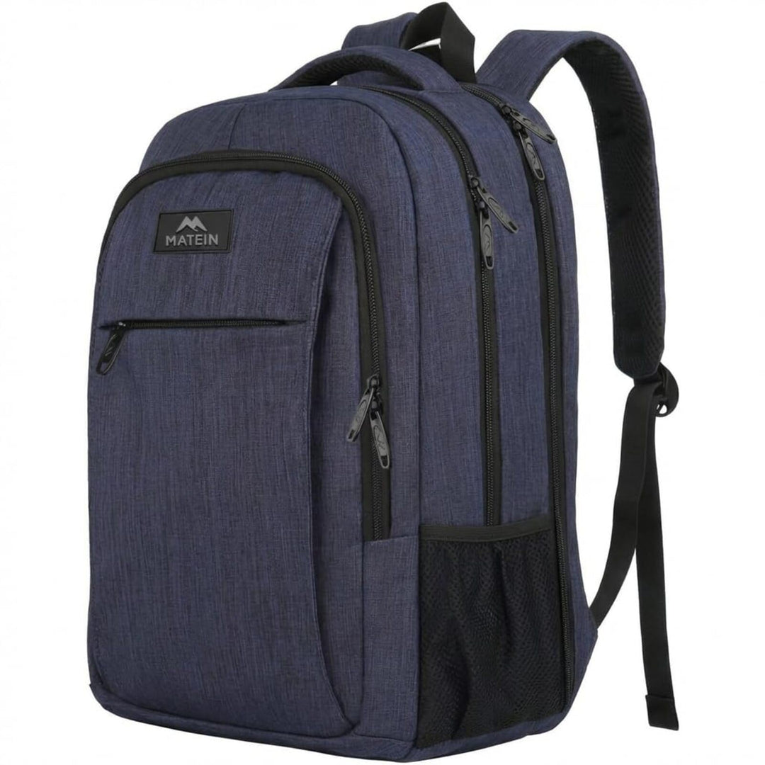 MATEIN Rucksack Herren Grosse 17,3 Zoll, Computer Arbeitsrucksack mit Laptopfach USB-Ladeanschluss S