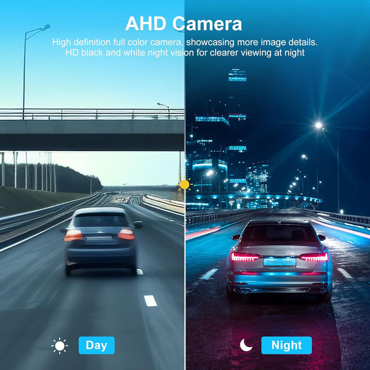 Hodozzy Digital Wireless Rückfahrkamera Set mit 5 Zoll IPS Bildschirm Monitor, AHD Reverse Camera Na