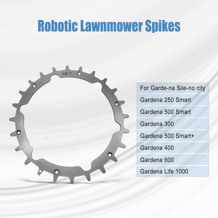 CDIYTOOL Edelstahl Rasenmäher Spikes für Garden.a Sileno City Rasenmäherroboter, 212 mm Rasenmäher M