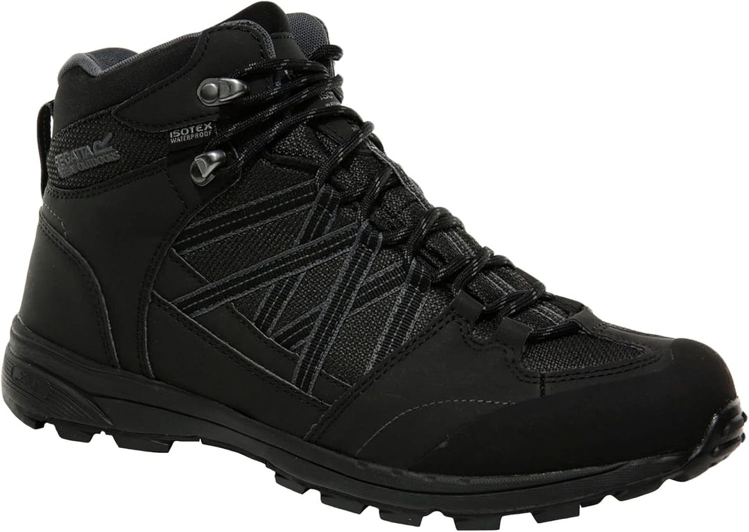 Regatta Herren Samaris Mid Ii Trekking- & Wanderstiefel, (Black/Granite 9v8), 46EU EU