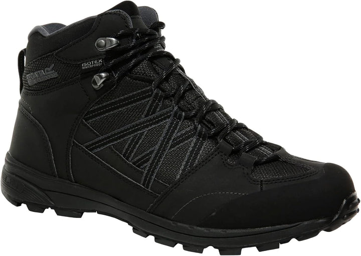 Regatta Herren Samaris Mid Ii Trekking- & Wanderstiefel, (Black/Granite 9v8), 46EU EU
