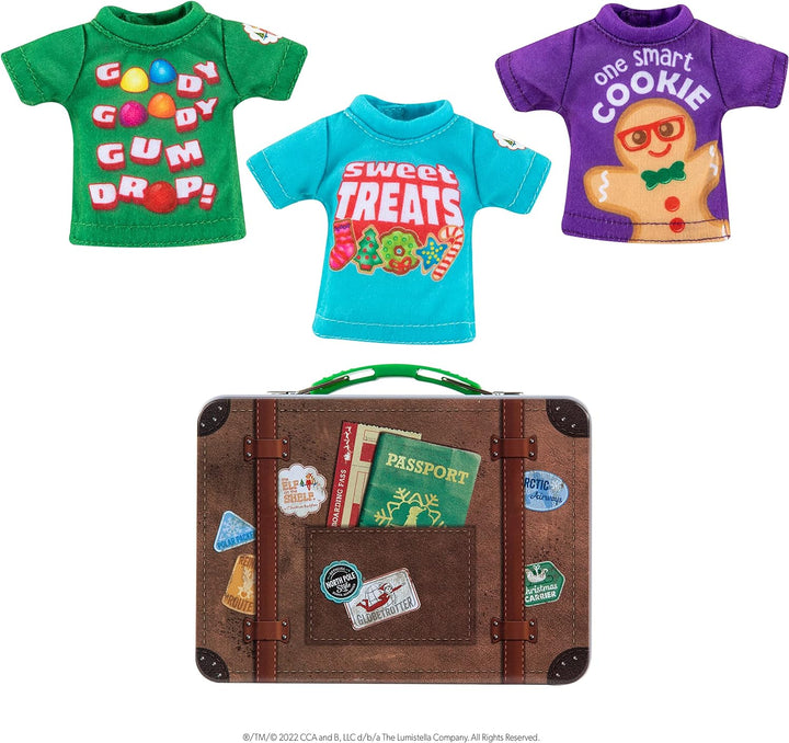 The Elf on the Shelf Claus Couture® Candy T-Shirts 3er Set | Jellybean, Plätzchen & Lebkuchen Design