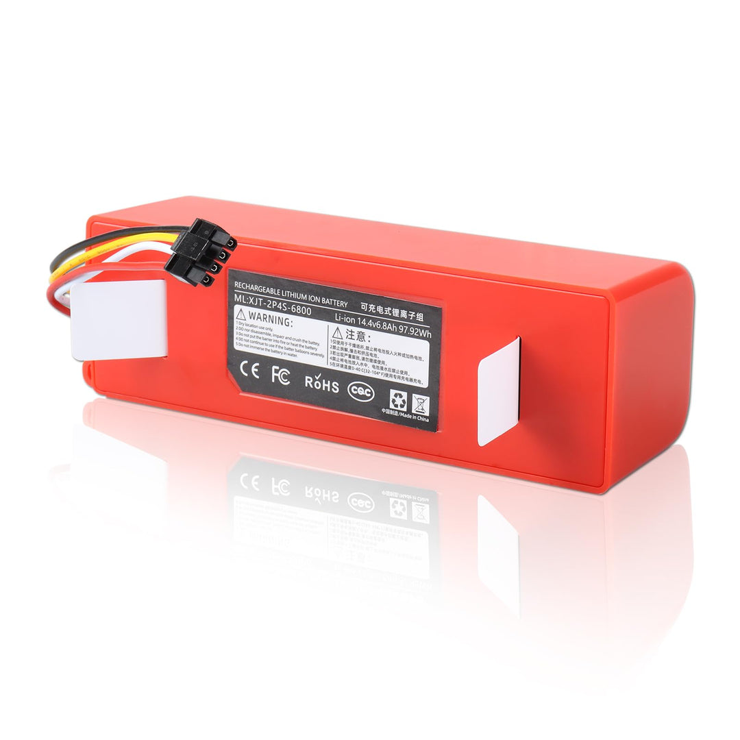 14,4 V 6800 mAh Ersatzakku Kompatibel mit Xiaomi Roborock S5 S50 S51 S55 S6 S7 Mijia Xiaowa E4 E20 E