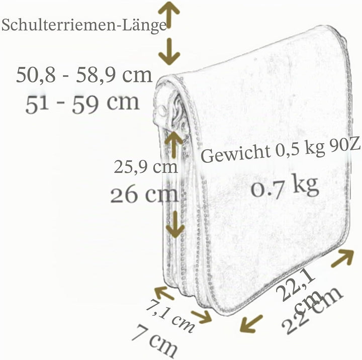 Time Resistance Schultertasche aus Leder Herren - Messenger Bags - Umhängetasche Herren - Elegante L