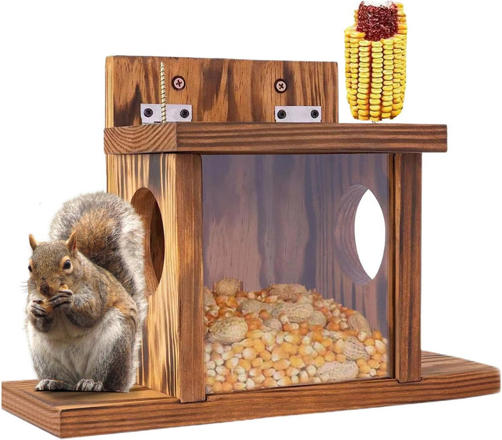 Eichhörnchen-Futterhäuschen für draussen,Eichhörnchen-Futterhaus - Chipmunk-Haus-Box,Streifenhörnche