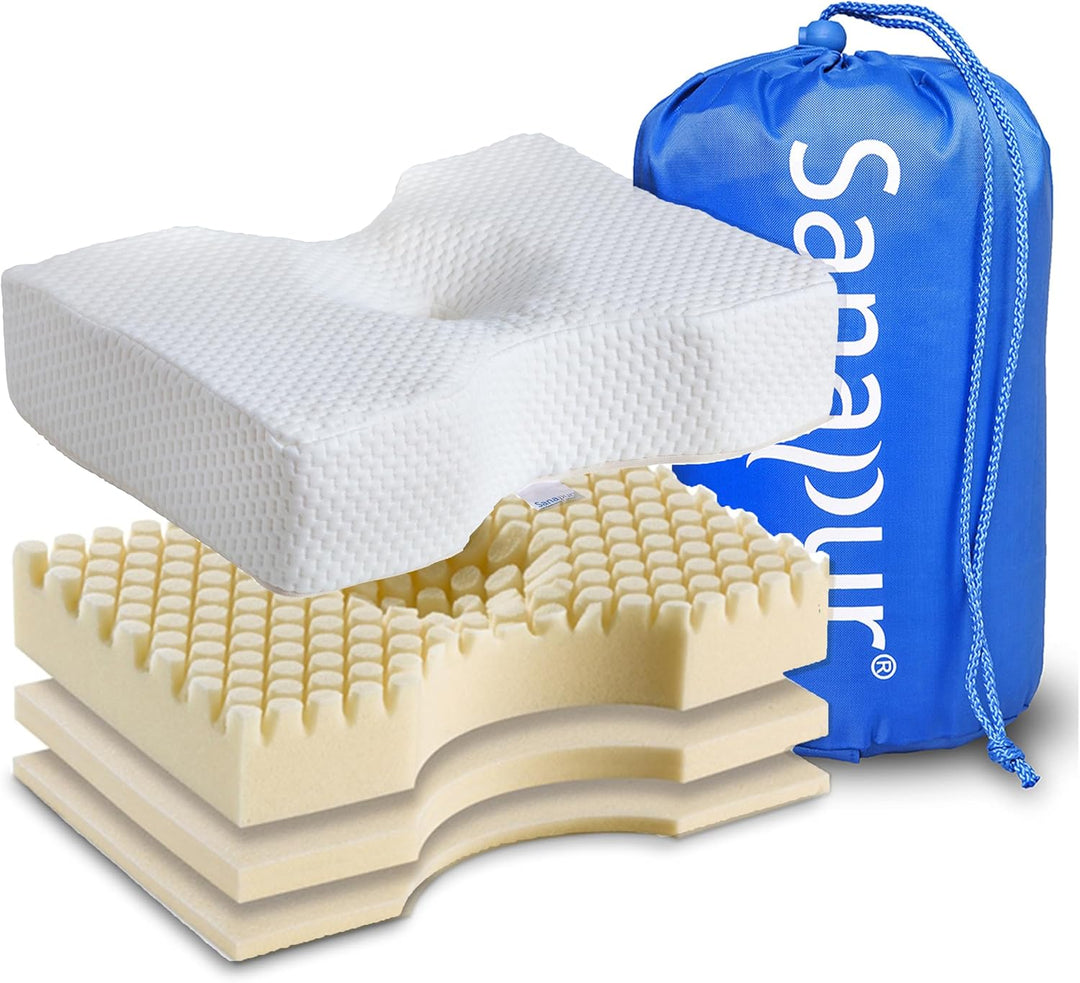 Sanapur Original Kissen 4.0 - Variante MED - Orthopädisches Seitenschläferkissen Made in Germany mit