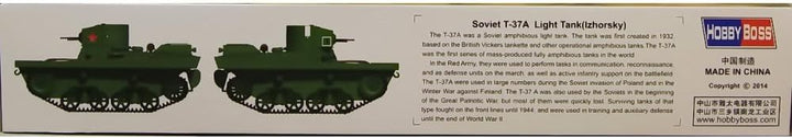 Hobby Boss 83821-1/35 Sowjetischer T-37A Leichter Panzerkampfwagen Izhorsky, Panzer